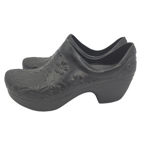 Dansko Pixie Black Slip Resistant Clogs